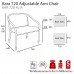 Kara 720 Arm Chair with Adjustable Legs